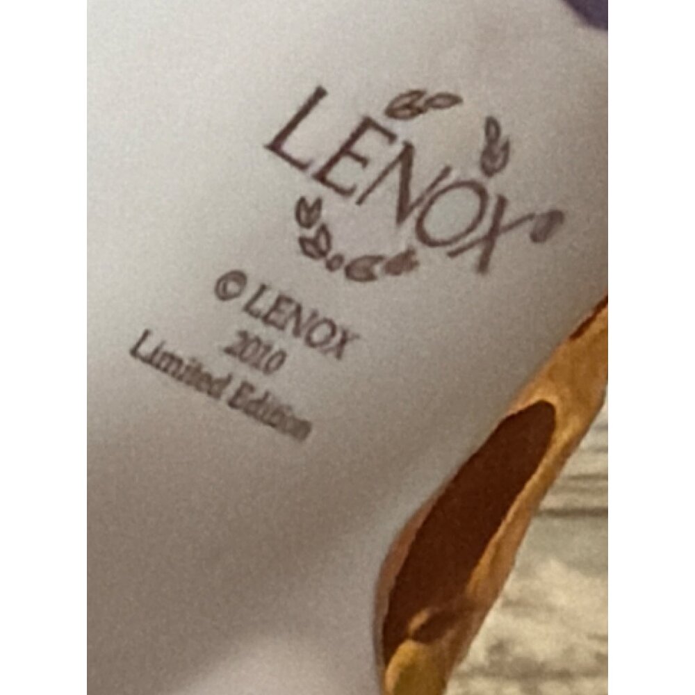 Lenox 2010 Sapphires and Sunflowers Ltd Ed Carousel Horse - No Box or COA - Picture 8 of 15